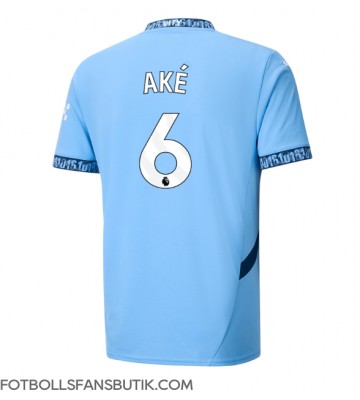 Manchester City Nathan Ake #6 Replika Hemmatröja 2024-25 Kortärmad